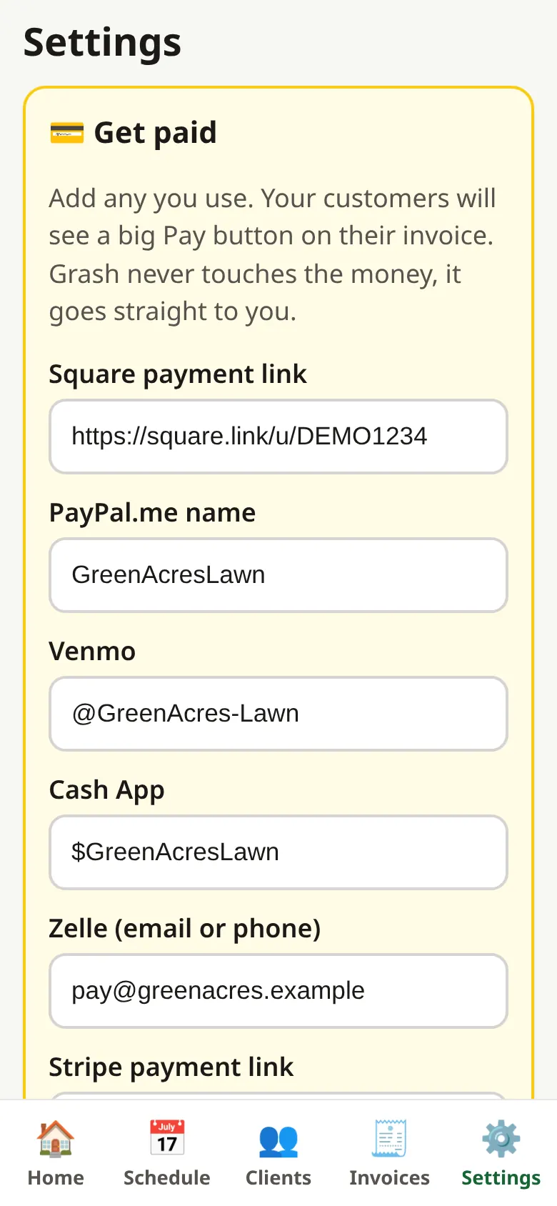 1. Sign up & set up your business