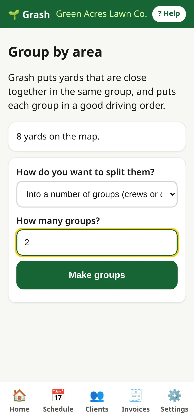 6. Use the map & route view