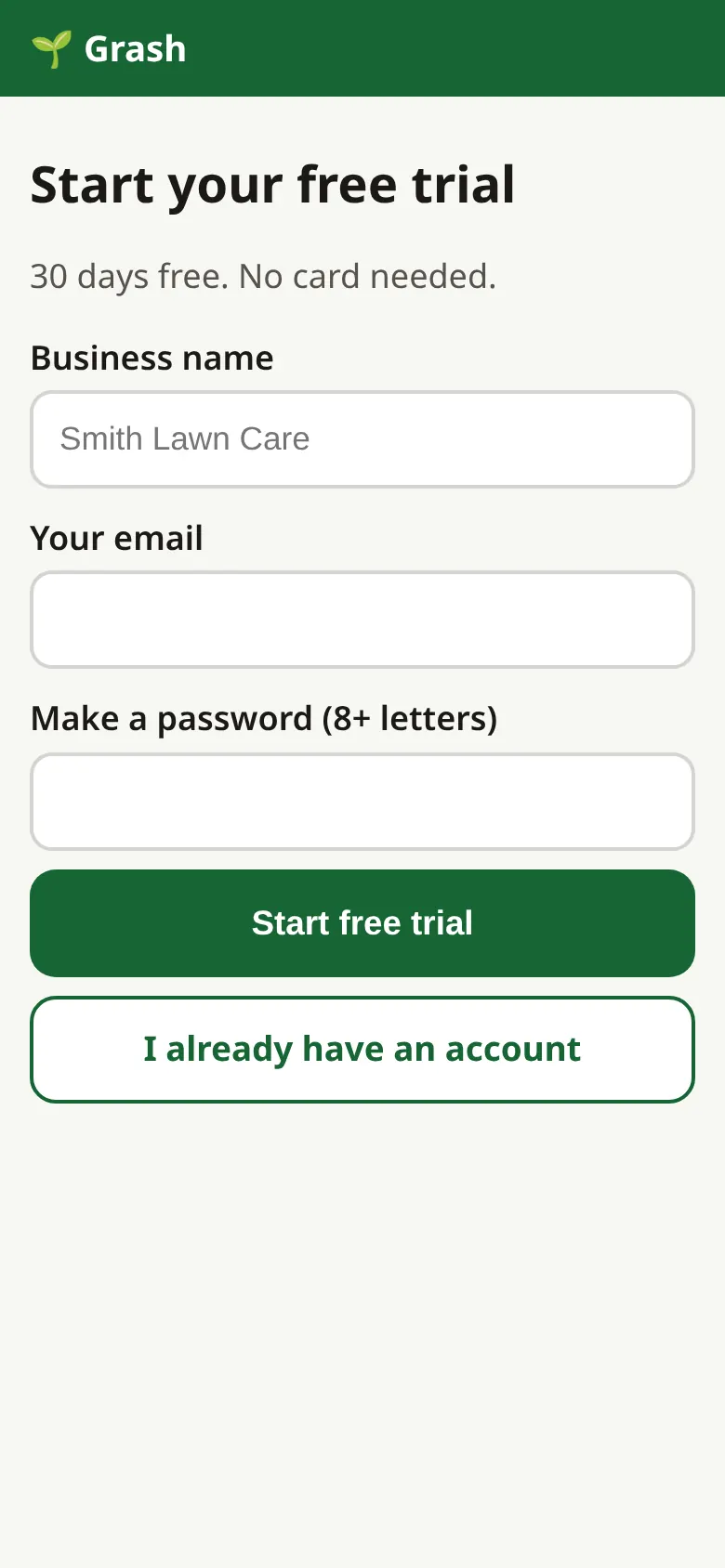 1. Sign up & set up your business